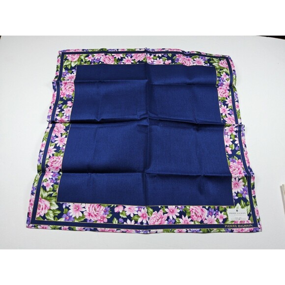 Pierre Balmain Lot Of 3 Handkerchief Neckerchief Bandana Scarf - Picture 2 of 4